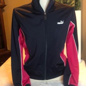 Puma Zip Up Track Jacket S-logo-pockets-great fit and condition